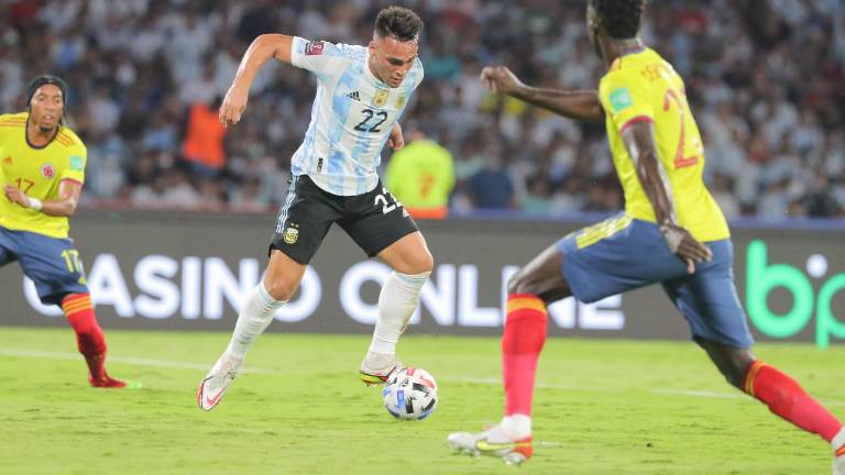 Lautaro Martínez fue el autor del gol del triunfo de Argentina.
