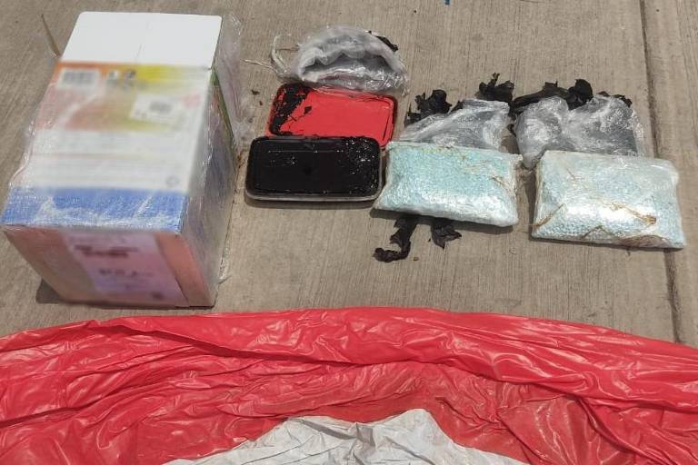 Detecta Guardia Nacional 20 mil pastillas de fentanilo en alberca inflable