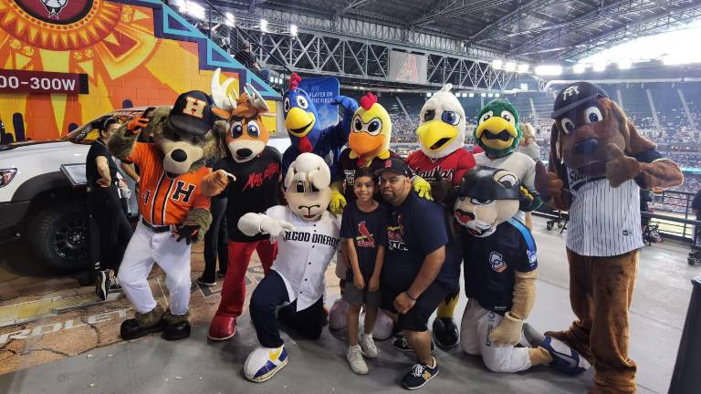 Las mascotas de la LMP amenizarán el juego.