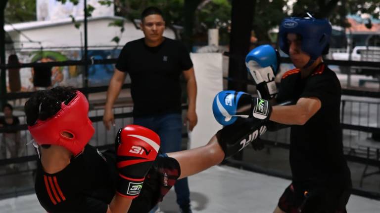 Niños y jóvenes demostraron sus habilidades en la modalidad de combate.