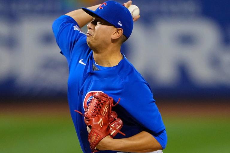 Mexicano Javier Assad maniata a los Mets para conseguir su primer triunfo en las mayores