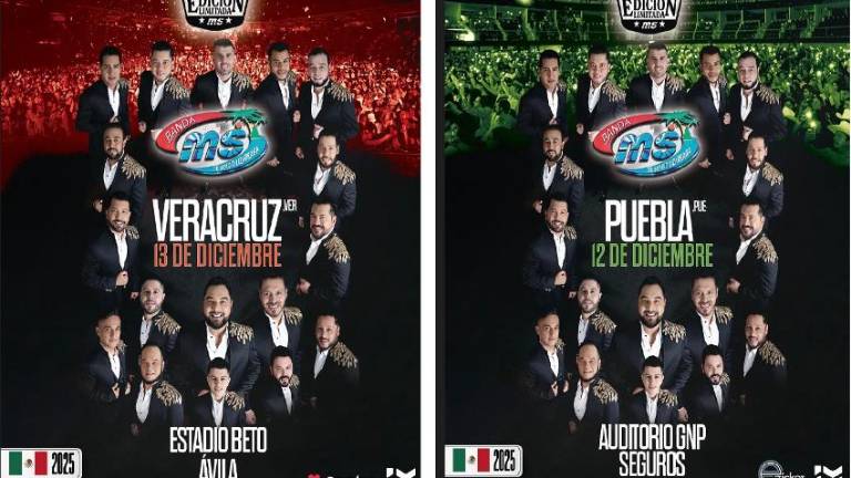 Banda MS sigue imparable con su gira “Edición Limitada” y anuncia presentaciones en Puebla y Veracruz para finales 2025.