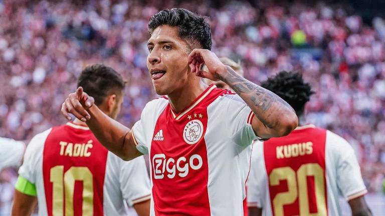 Edson Álvarez abre el marcador por el Ajax.