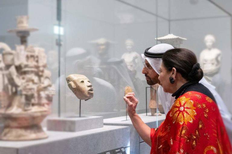 Exhibe el museo Louvre Abu Dabi arqueología mexicana