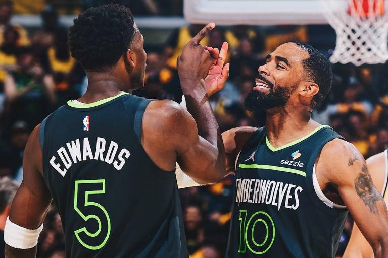 Timberwolves domina a unos Lakers desorientados y da el primer golpe en los Playoffs