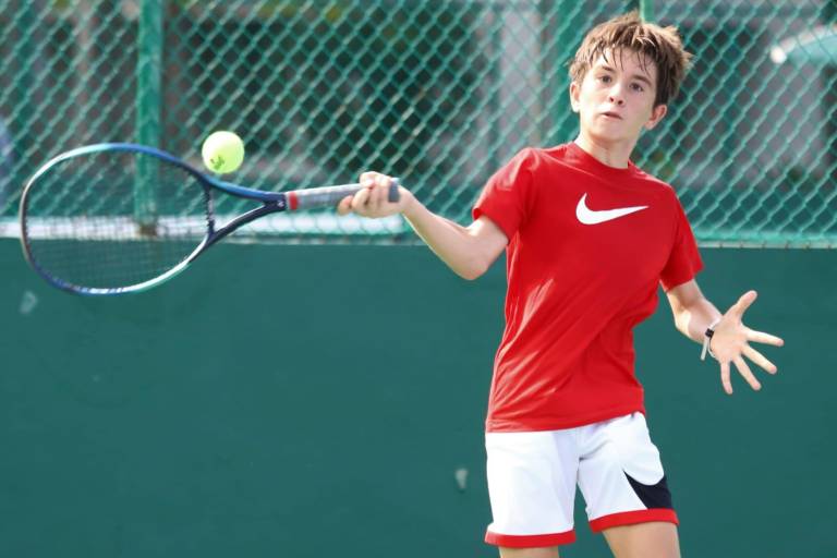 Pequeños se lucen en Copa de Tenis Amstel, en El Cid