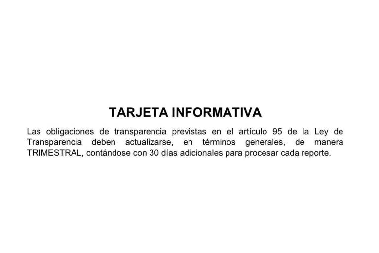 Las obligaciones de transparencia deben actualizarse cada 3 meses, refuta Congreso del Estado