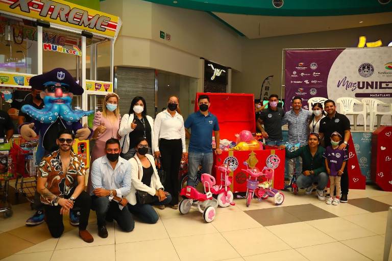 Mazatlán FC y patrocinadores locales se unen en apoyo a la niñez