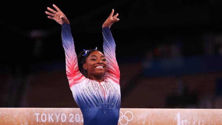 Simone Biles será una de las figuras que estarán en México este viernes.