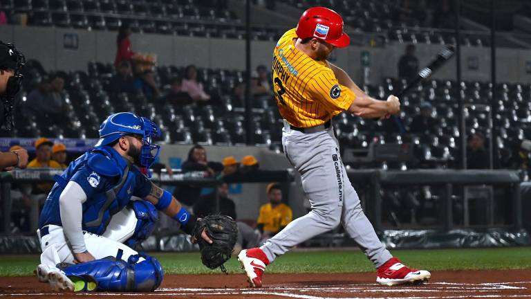 El bateo de los Mayos poco pudo hacer ante el pitcheo de Yaquis.