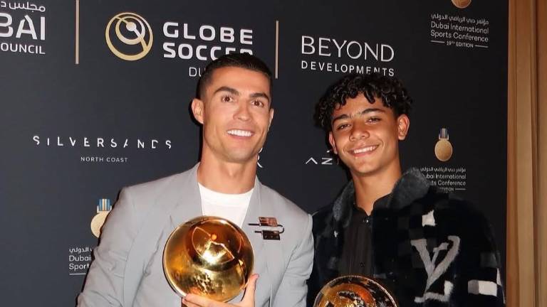 Cristiano Ronaldo Jr. sigue los pasos de su famoso padre.