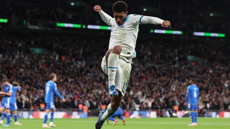 Jude Bellingham fue la figura en el triunfo de Inglaterra sobre Italia en las eliminatorias para la Euro 2024.