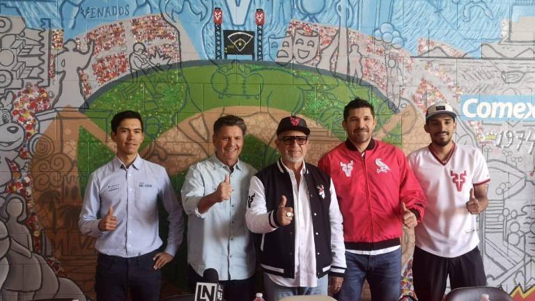 En conferencia de prensa se dan detalles del convenio entre Venados de Mazatlán y A.R. Monex Pro Cycling Team.