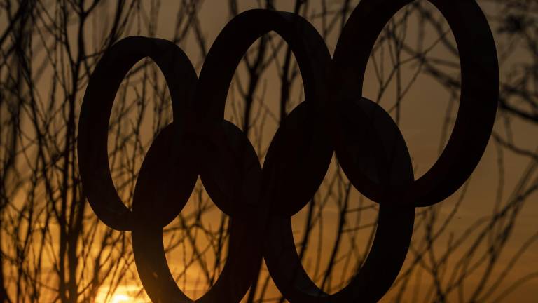 Los aros olímpicos.