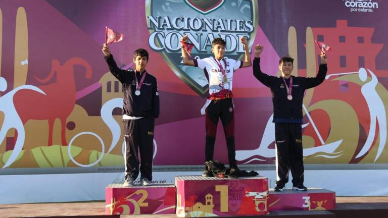 El ciclismo de pista sinaloense contribuyó con tres medallas en los Juegos Nacionales Conade 2022.