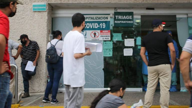 Zona de Triage Respiratorio en el IMSS.