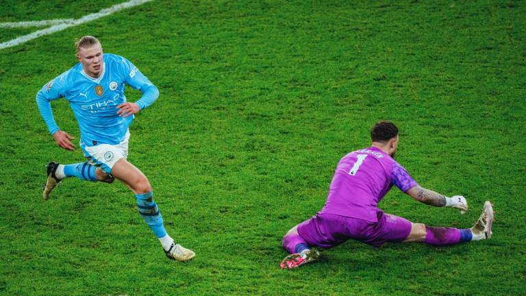 Erling Haaland fue el autor del gol con el que Manchester City derrotó al Brentford