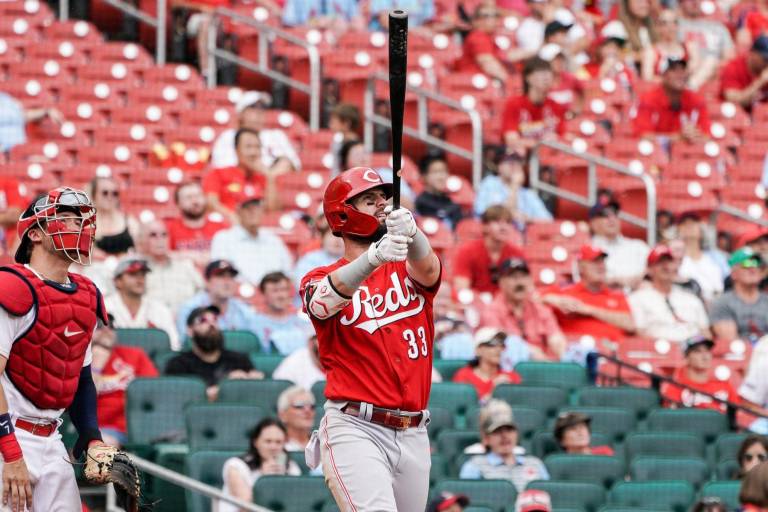 Con otros 3 jonrones de Jesse Winker en un juego, Rojos supera a Cardenales