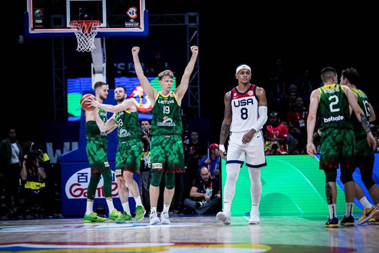 Estados Unidos cae ante Lituania en Mundial de Baloncesto