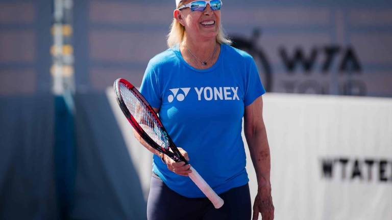 Martina Navratilova es una de las grandes exponentes en la historia del tenis.