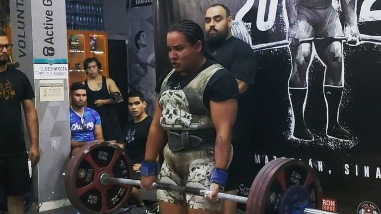Maytia Millán López representó a Mazatlán en el Campeonato Estatal Selectivo Sinaloa de Powerlifting y Bench Press Equipado y Raw.