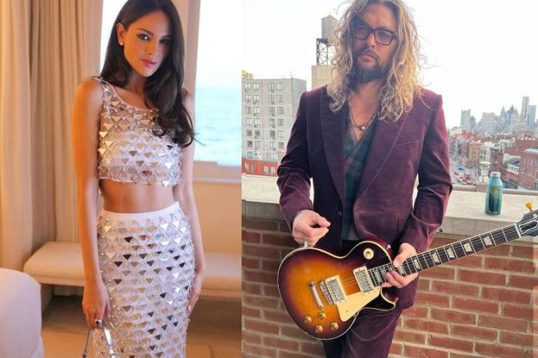 Eiza González estaría saliendo con el actor Jason Momoa