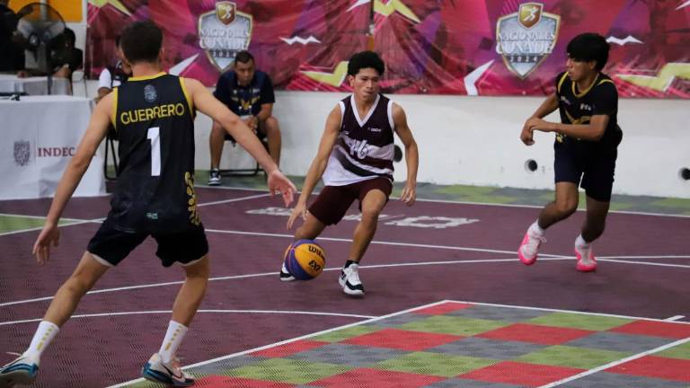 Sinaloa logró un triunfo y sufrió una derrota en la Juvenil Menor Varonil del Basquetbol 3X3 de los Nacionales Conade.