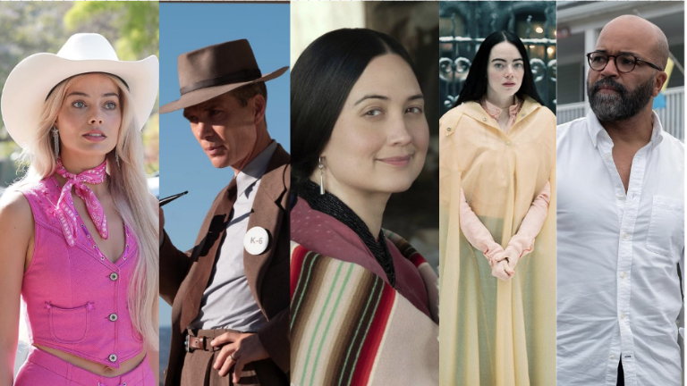 Barbie, Oppenheimer, Los Asesinos de la Luna, Pobres Criaturas, y America Fiction, entre los filmes que pelean por el Oscar a Mejor Película.