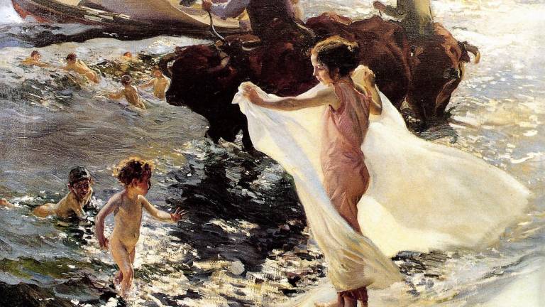 Joaquín Sorolla “La hora del baño”, 1906.