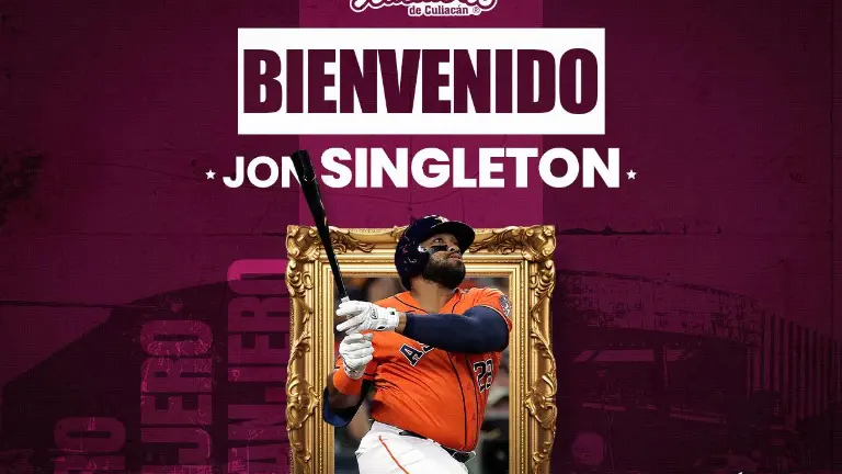 Jon Singleton, con experiencia reciente en las Grandes Ligas, es nuevo refuerzo de Tomateros de Culiacán.