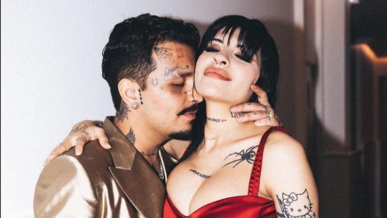 Christian Nodal y Cazzu.