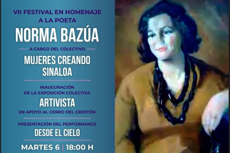 Rendirán homenaje a la poeta Norma Bazúa, ‘Artivistas