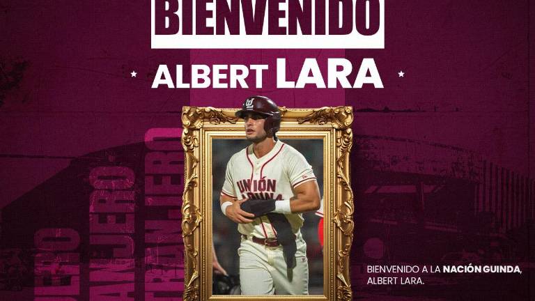 Albert Lara se suma al róster de peloteros extranjeros de Tomateros de Culiacán.