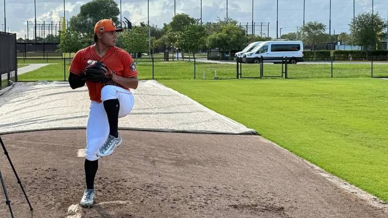 Javier Pérez, lanzador sinaloense de 21 años, continúa su meteórico ascenso en el sistema de ligas menores de los Astros de Houston.