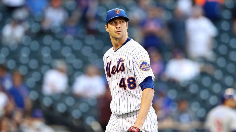 Jacob deGrom lanzará algunas rutinas de bullpen durante el fin de semana.