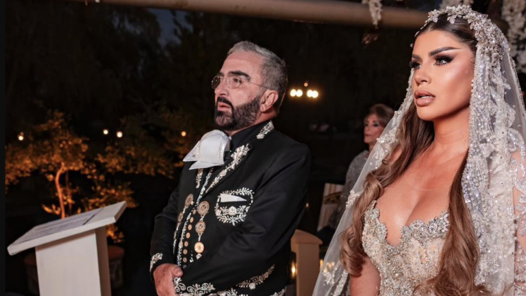 Vicente Fernández Jr y Mariana González.