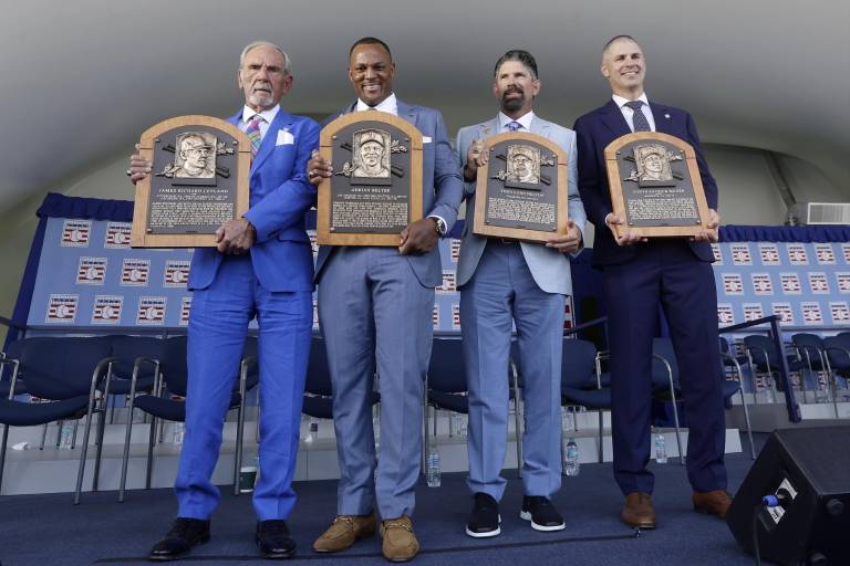 Helton, Mauer, Beltré y Leyland exaltados al Salón de la Fama del Beisbol en un emocionante día