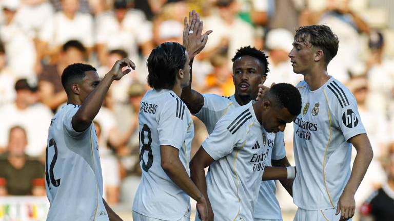 Real Madrid cerró sus encuentros de preparación con una goleada favorable.