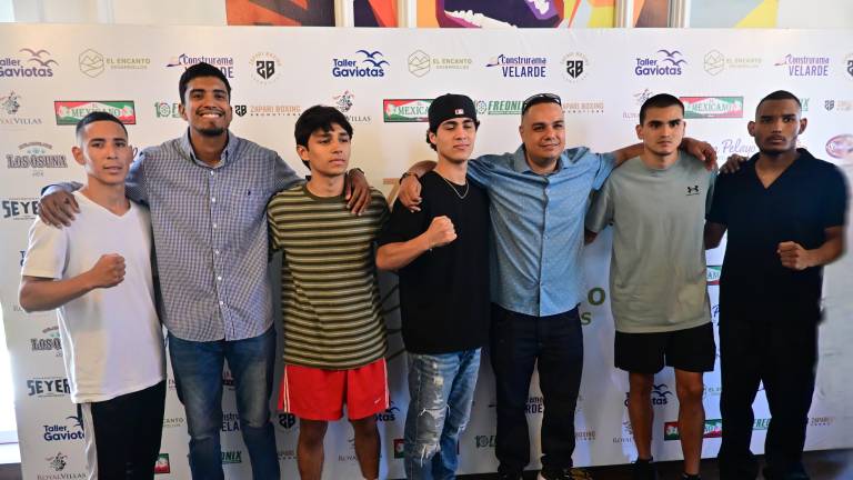Los pugilistas de la función.