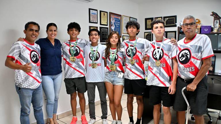 Los atletas del club Dragones lograron seis medallas.