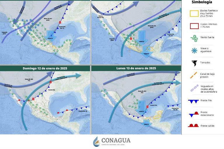 Prevén la caída de nieve o aguanieve en la sierra de Sinaloa este viernes