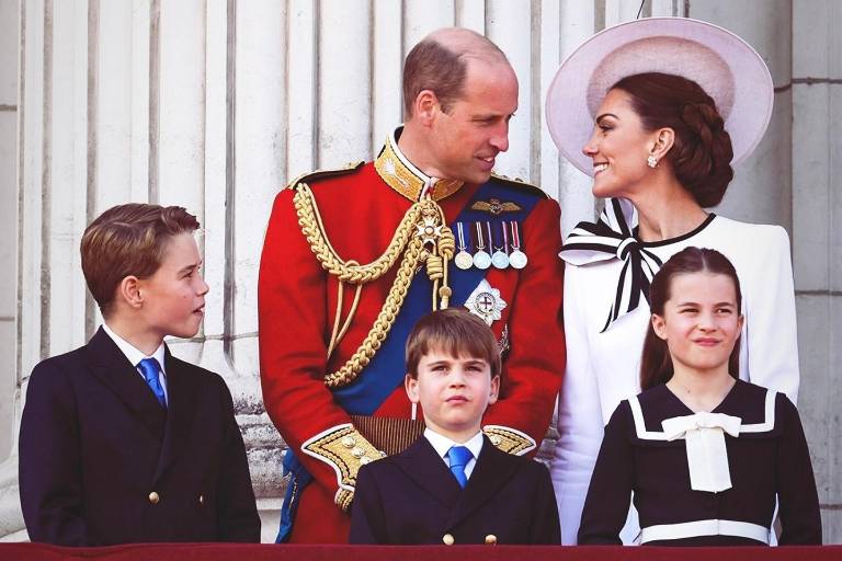 Kate Middleton reaparece en el desfile Trooping the Colour