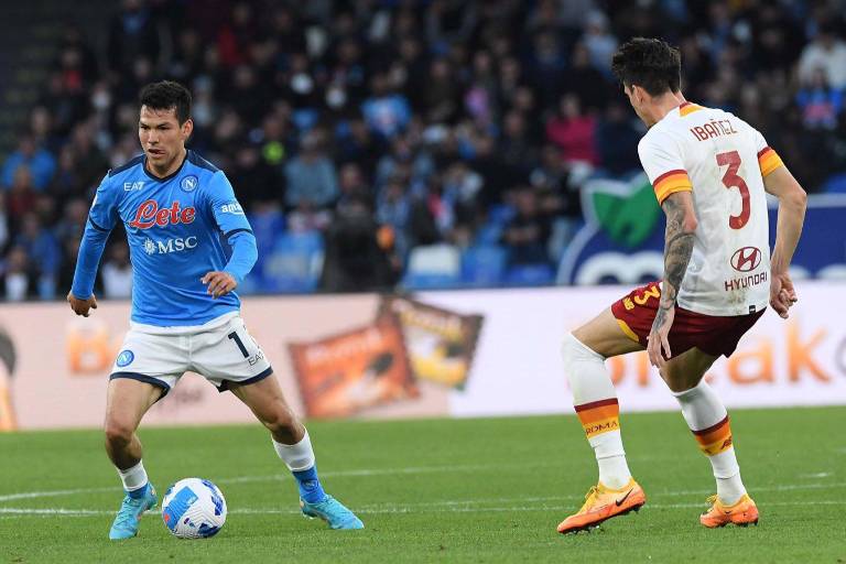 Nápoles se aleja del ‘Scudetto’ con empate ante la Roma; ‘Chucky’ Lozano tuvo buena actuación