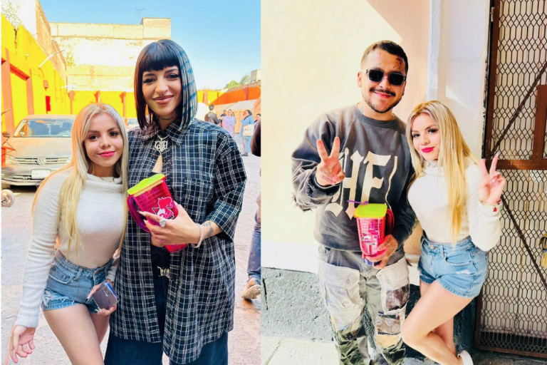 Disfrutan Christian Nodal y Cazzu de unas ‘Licuachelas’ en Tepito