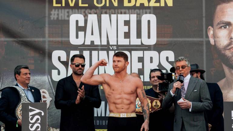 “Canelo” Álvarez peleará contra Saunders ante 70 mil personas.