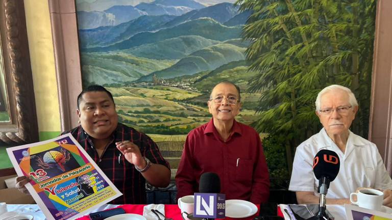 Integrantes del Colegio de Psiquiatras de Mazatlán anunciaron las Jornadas de Psiquiatría que se enfocarán en violencia y salud mental.