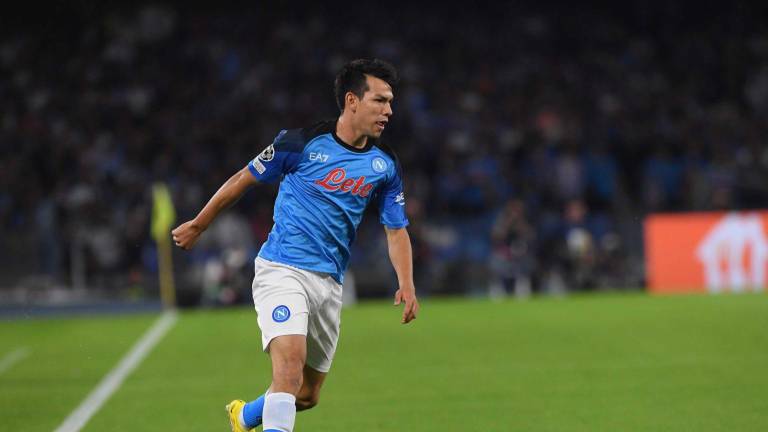 Hirving “Chucky” Lozano abrió el marcador por el Napoli.