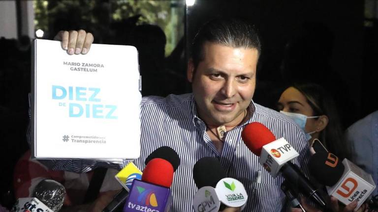 Mario Zamora Gastélum, candidato a Gobernador por la Alianza Va por Sinaloa.