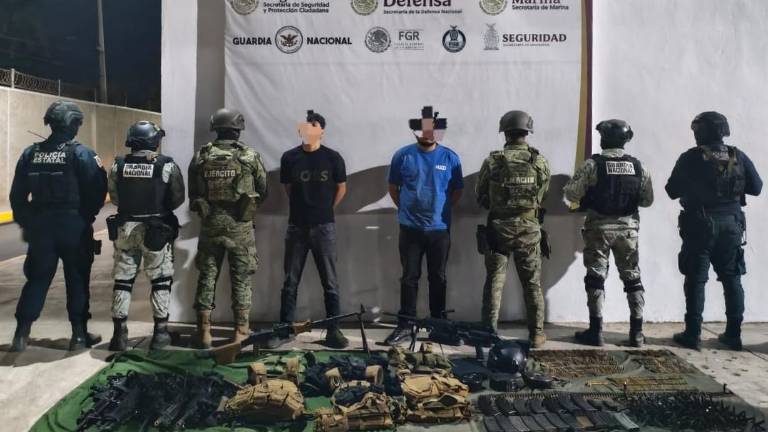 Dos detenidos y armas de fuego fueron asegurados tras enfrentamiento en El Limón de los Ramos.