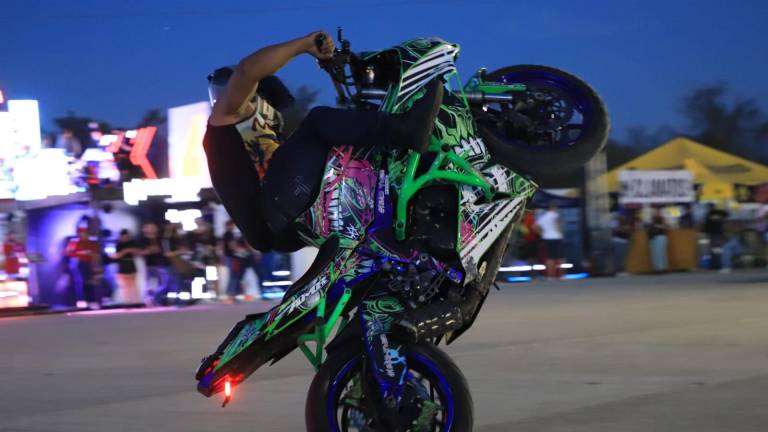 Como de costumbre, los Stunt Riders levantaron la adrenalina de los presentes.